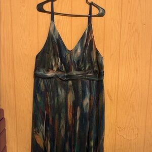 SHEIN Vibrant Multicolor Maxi Dress